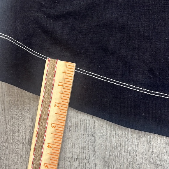 SOLD!!!LOFT Black Fit & Flare Midi Dress with Contrast Stitching – Size 8 - Picture 12 of 12